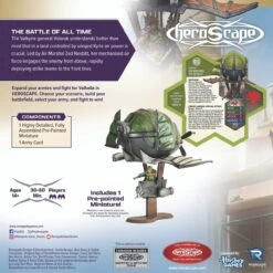 Renegade Game Studios Heroscape: Air Marshal Zed Nesbitt Army Expansion [Premium Painted Edition] -Gamers Guilds Store gamers guild az heroscape heroscape air marshal zed nesbitt army expansion painted edition pre order renegade game studios 1147184174