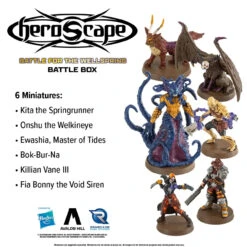 Renegade Game Studios Heroscape: Battle For The Wellspring Battle Box [Premium Painted Edition] -Gamers Guilds Store gamers guild az heroscape heroscape battle for the wellspring battle box premium painted edition renegade game studios 1145519817