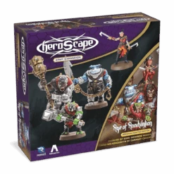 Renegade Game Studios Heroscape: Crimson Widow & Dreadnoughts Of Caraway Cavern Army Expansion (Painted) (Pre-Order)