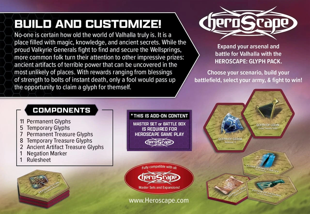 Renegade Game Studios Heroscape: Glyph Pack 3 Renegade Game Studios Heroscape: Glyph Pack - Image 3