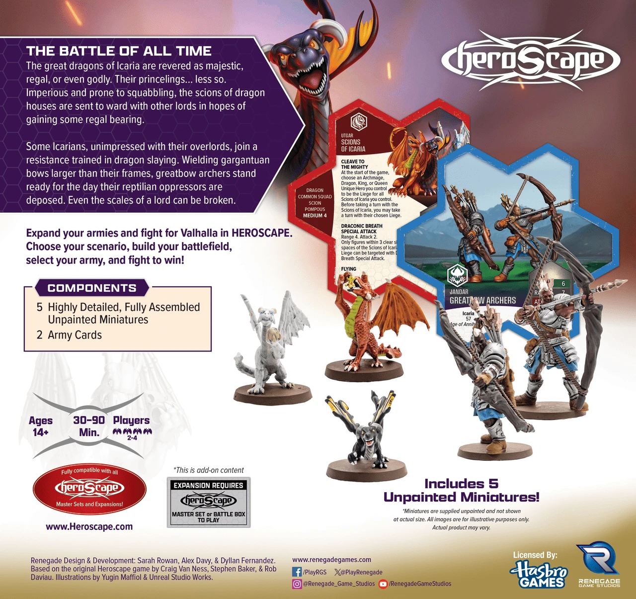 Renegade Game Studios Heroscape: Greatbow Archers & Scions Of Icaria Common Army Expansion (Pre-Order) 3 Renegade Game Studios Heroscape: Greatbow Archers & Scions Of Icaria Common Army Expansion (Pre-Order) - Image 3