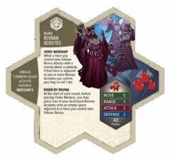Renegade Game Studios Heroscape: Revnan Acolytes & Grave Grim Common Army Expansion -Gamers Guilds Store gamers guild az heroscape heroscape revnan acolytes grave grim common army expansion pre order renegade game studios 1147197412