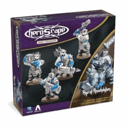 Renegade Game Studios Heroscape: Rising Tide – Knight Primus Adelbern & Ordo Borealis Army Expansion [Premium Painted Edition]