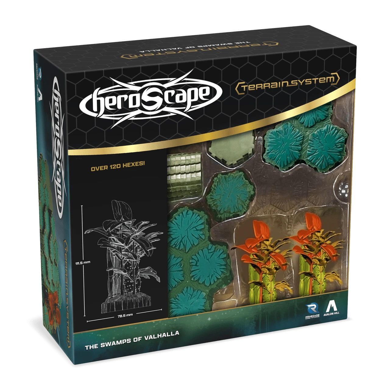 Renegade Game Studios Heroscape: The Swamps Of Valhalla Terrain Expansion 1 Renegade Game Studios Heroscape: The Swamps Of Valhalla Terrain Expansion