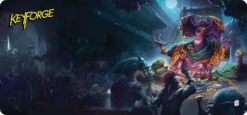 Keyforge: Ekwidon - "Blue Light Special" Extra-Wide Playmat