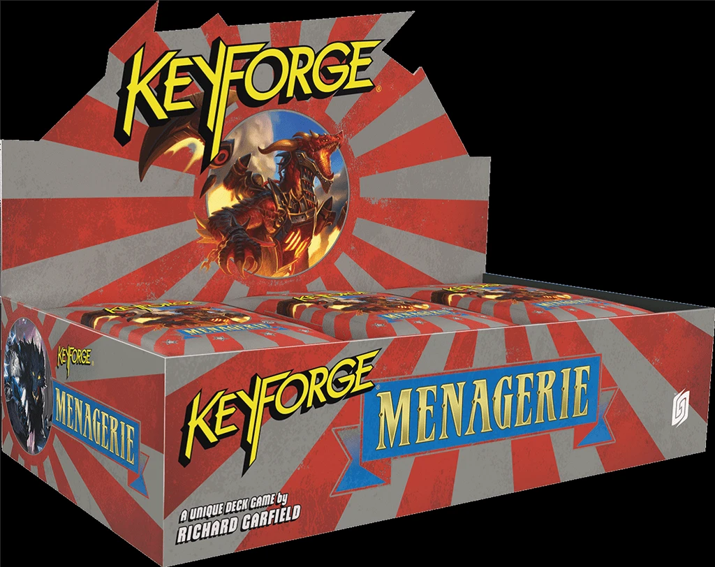 Keyforge: Menagerie Decks Display 1 Keyforge: Menagerie Decks Display