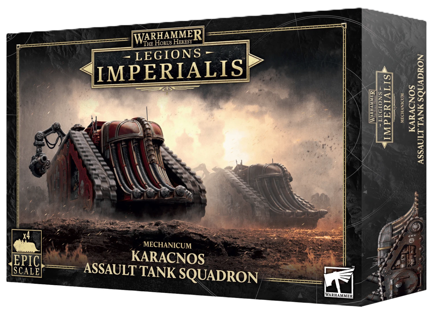Games Workshop Legions Imperialis: Karacnos Assault Tank Squadron 1 Games Workshop Legions Imperialis: Karacnos Assault Tank Squadron