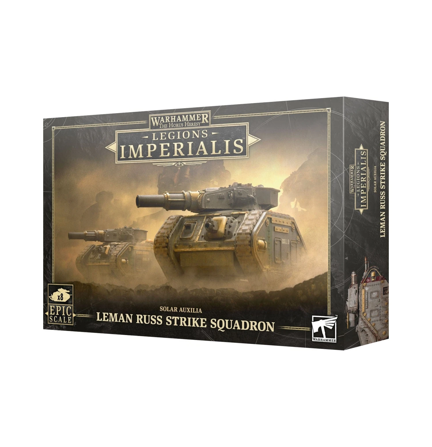 Games Workshop Warhammer Legions Imperialis: Solar Auxilia - Leman Russ Strike Squadron 1 Games Workshop Warhammer Legions Imperialis: Solar Auxilia - Leman Russ Strike Squadron