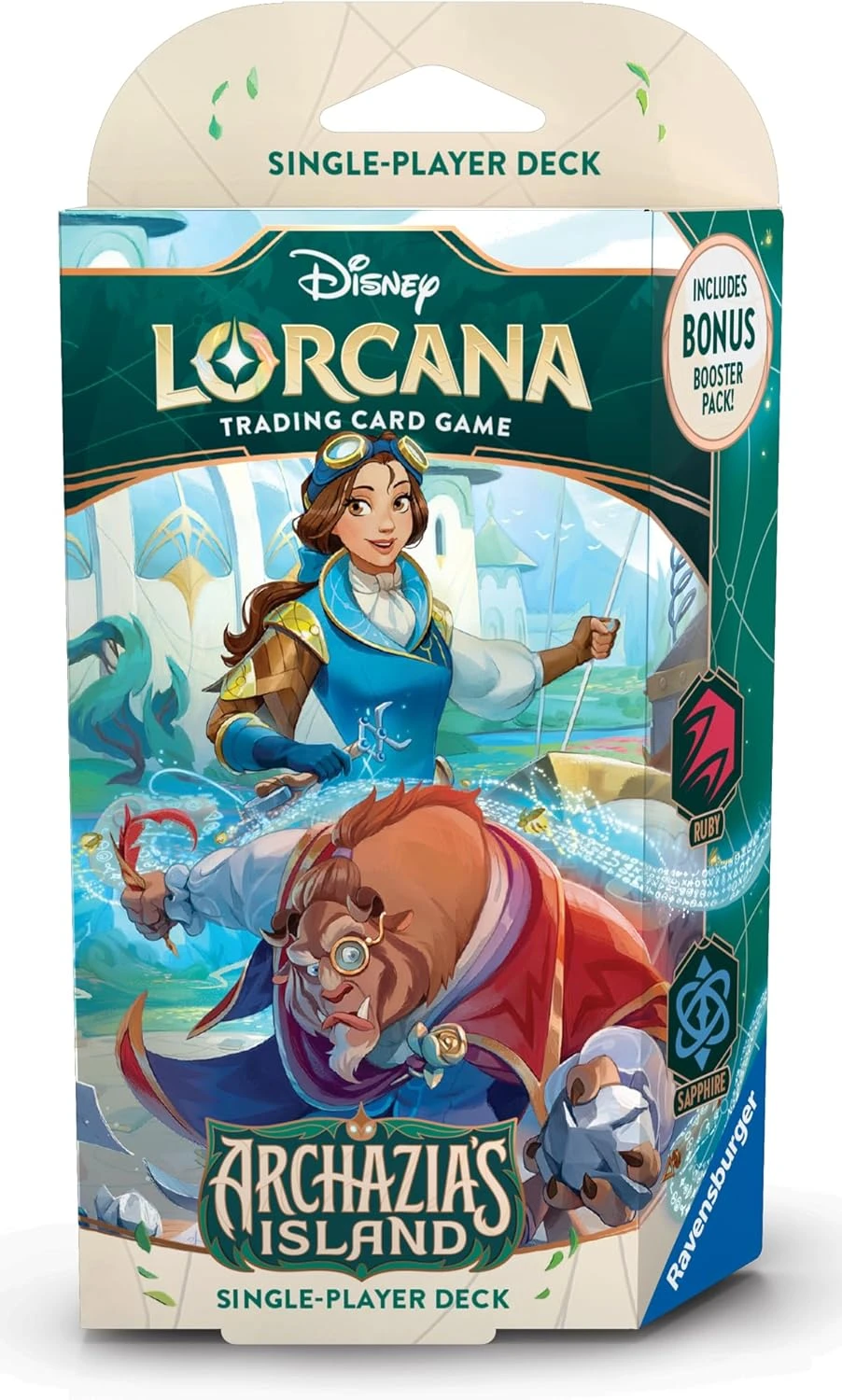 Lorcana TCG: Archazia’s Island Ruby & Sapphire (Belle And The Beast) - Starter Deck 1 Lorcana TCG: Archazia’s Island Ruby & Sapphire (Belle And The Beast) - Starter Deck