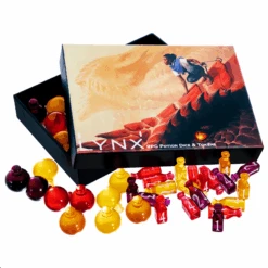 Lynx Accessories: Healing Potion Markers & Dice - Set Of 24 Dice & 15 Potions Tokens
