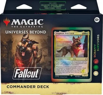 Magic The Gathering Magic: The Gathering - Fallout Commander Deck - Scrappy Survivors 1 Magic The Gathering Magic: The Gathering - Fallout Commander Deck - Scrappy Survivors