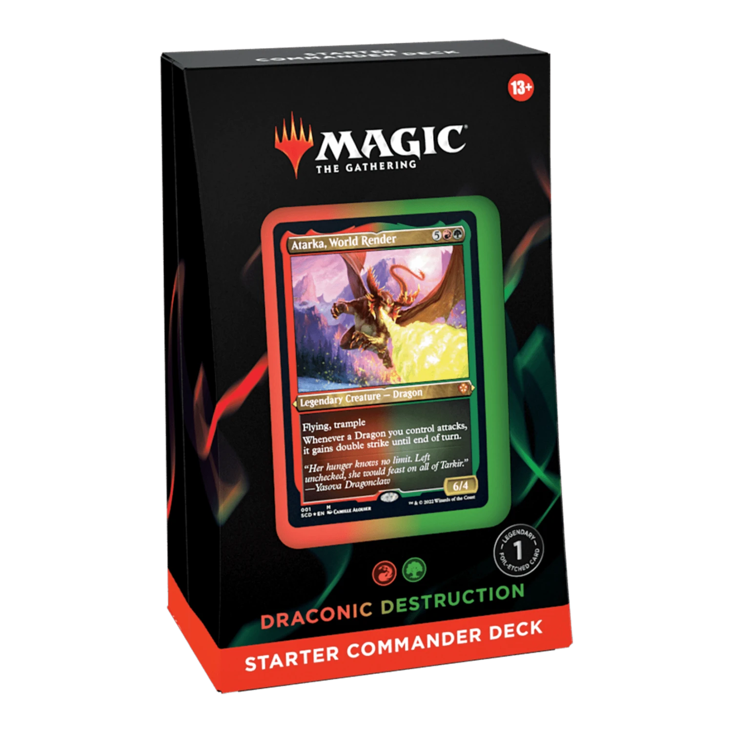 Magic The Gathering Magic: The Gathering: Starter Commander - Draconic Destruction Commander Deck 1 Magic The Gathering Magic: The Gathering: Starter Commander - Draconic Destruction Commander Deck