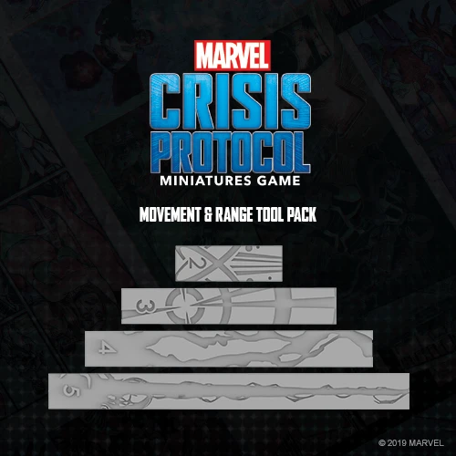 ASMODEE Marvel: Crisis Protocol - Movement And Range Tool Pack 1 ASMODEE Marvel: Crisis Protocol - Movement And Range Tool Pack