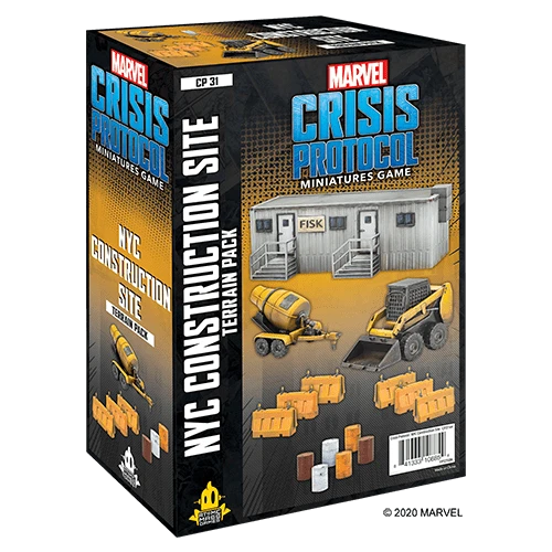 ASMODEE Marvel: Crisis Protocol - NYC Construction Site Terrain Pack 1 ASMODEE Marvel: Crisis Protocol - NYC Construction Site Terrain Pack