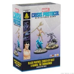 ASMODEE Marvel: Crisis Protocol - Black Panther, Chosen Of Bast & Namor, The Sub-Mariner