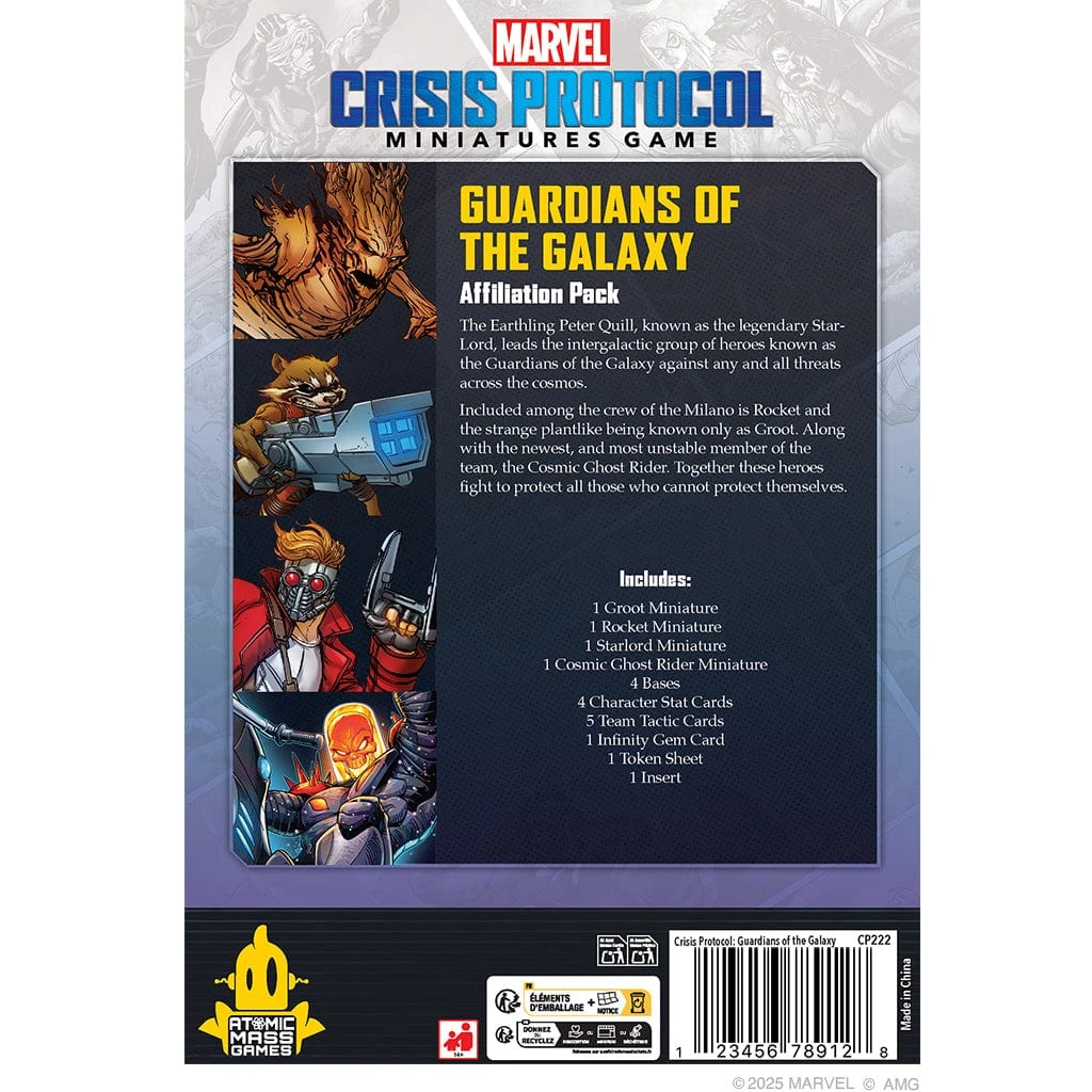 ASMODEE Marvel: Crisis Protocol - Guardians Of The Galaxy Affiliation Pack 2 ASMODEE Marvel: Crisis Protocol - Guardians Of The Galaxy Affiliation Pack - Image 2
