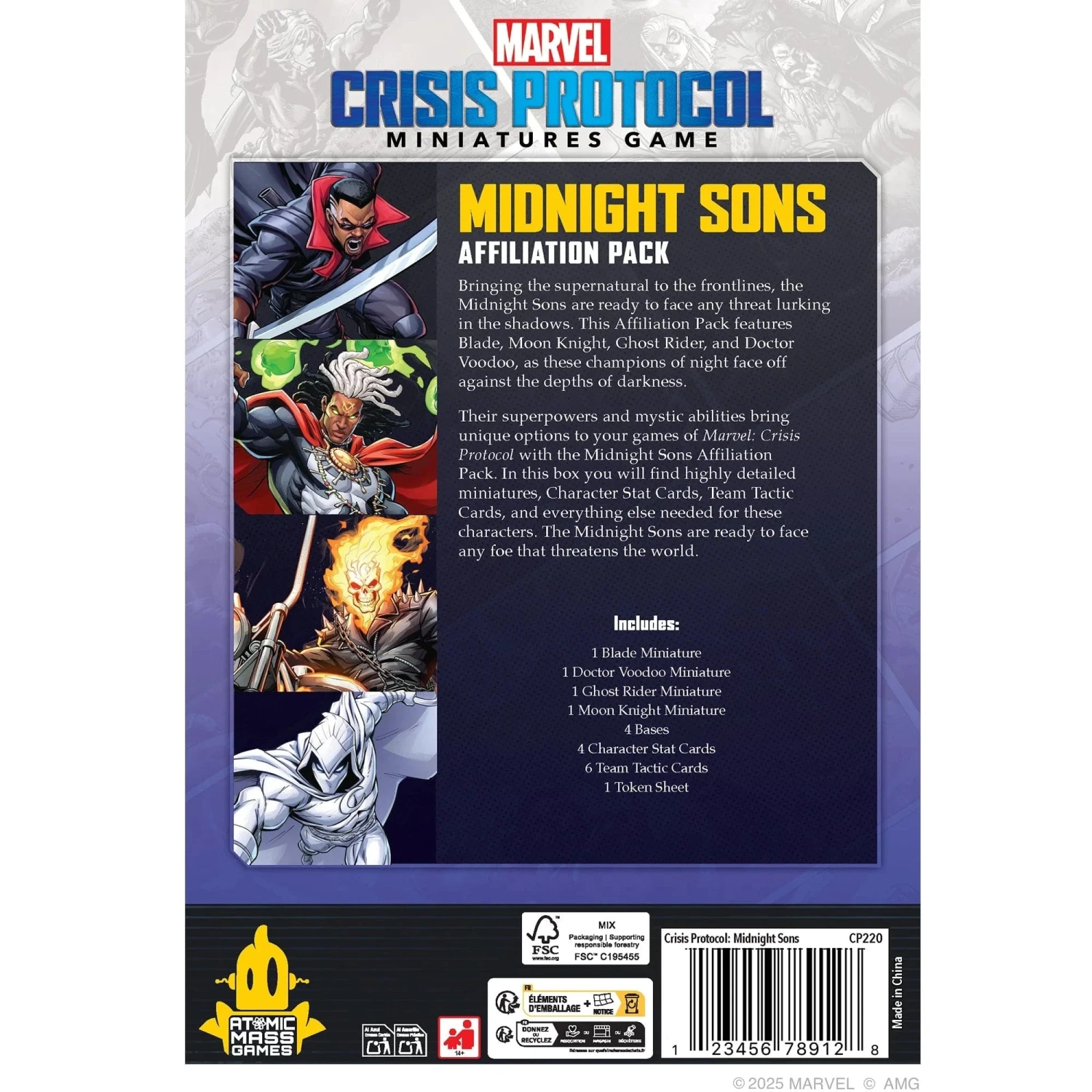 ASMODEE Marvel: Crisis Protocol - Midnight Sons Affiliation Pack 2 ASMODEE Marvel: Crisis Protocol - Midnight Sons Affiliation Pack - Image 2
