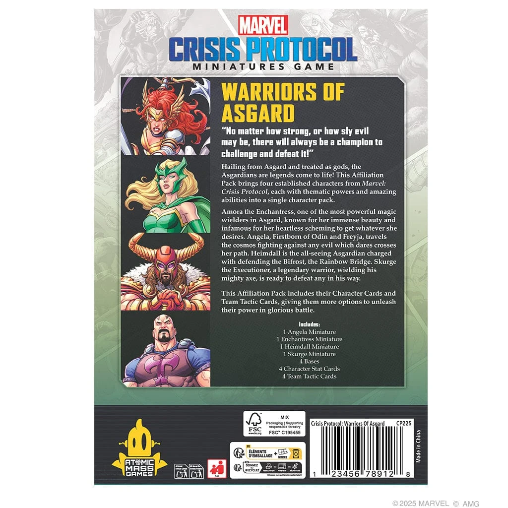 ASMODEE Marvel: Crisis Protocol - Warriors Of Asgard Affiliation Pack (Pre-Order) 1 ASMODEE Marvel: Crisis Protocol - Warriors Of Asgard Affiliation Pack (Pre-Order)