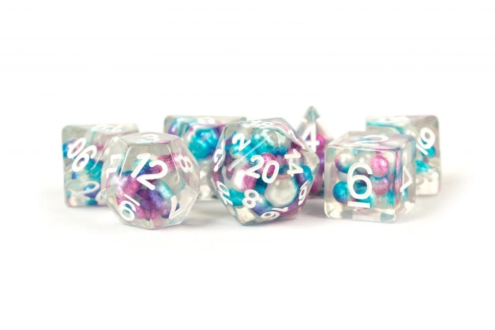 7-Die Set 16mm: Pearl - Gradient Purple, Teal, And White 1 7-Die Set 16mm: Pearl - Gradient Purple, Teal, And White