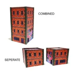 Metropolis Cityscapes: Two Small Brick Buildings