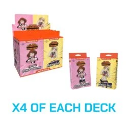 My Hero Academia CCG - Set 6 Jet Burn - Himiko Toga And Ochaco Uraraka Starter Deck Display