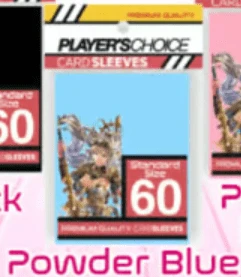 Oshi Push! - Standard Sleeves - Powder Blue (Pre-Order)