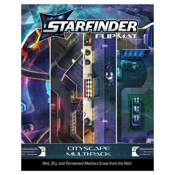 Starfinder 2E: Flip-Mat: Cityscape Multi-Pack 1 Starfinder 2E: Flip-Mat: Cityscape Multi-Pack