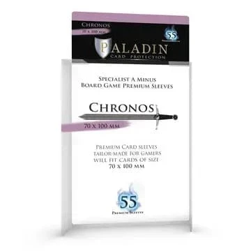 Paladin Board Game Sleeves: Chronos (70x100mm) 1 Paladin Board Game Sleeves: Chronos (70x100mm)