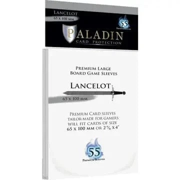 Paladin Board Game Sleeves: Lancelot (65x100mm) 1 Paladin Board Game Sleeves: Lancelot (65x100mm)