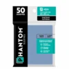 Phantom Sleeves: Aqua Size - 50ct Sleeves (Glossy/Glossy)