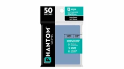 Phantom Sleeves: Aqua Size - 50ct Sleeves (Matte/Matte)