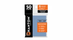 Phantom Sleeves: Orange Size - 50ct Sleeves (Glossy/Glossy)