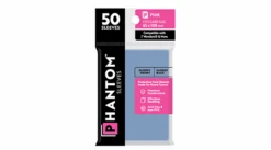 Phantom Sleeves: Pink Size - 50ct Sleeves (Matte/Matte)