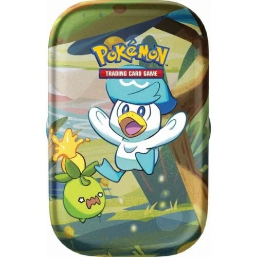 Pokemon TCG: Paldea Friends Mini Tins - Quaxly 1 Pokemon TCG: Paldea Friends Mini Tins - Quaxly