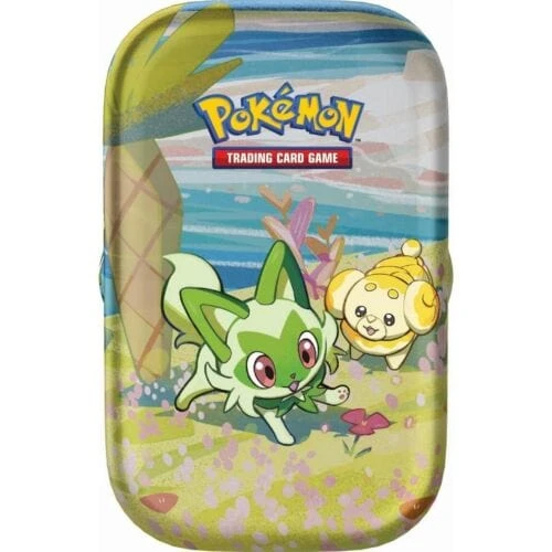 Pokemon TCG: Paldea Friends Mini Tins - Sprigatito 1 Pokemon TCG: Paldea Friends Mini Tins - Sprigatito