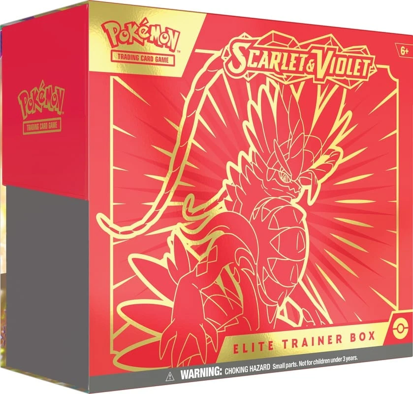 Pokemon TCG: Scarlet And Violet - Elite Trainer Box: Scarlet 1 Pokemon TCG: Scarlet And Violet - Elite Trainer Box: Scarlet