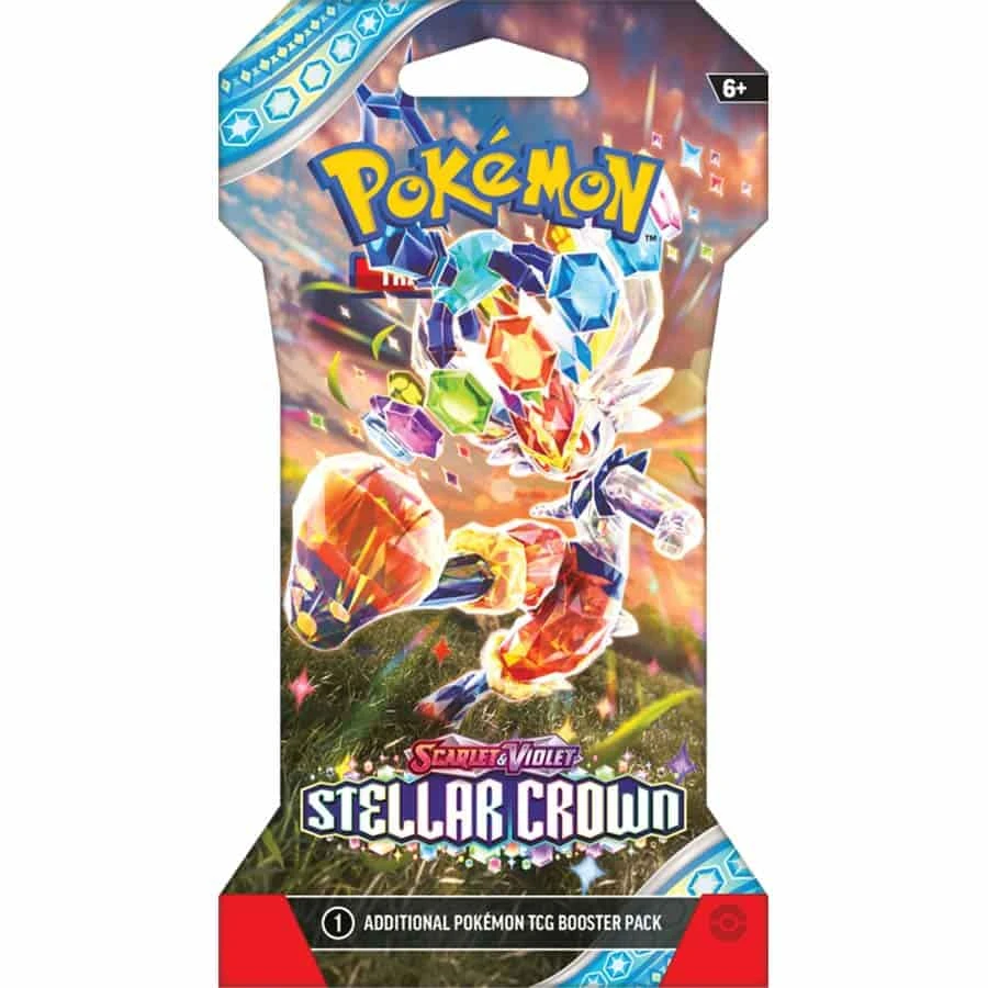 Pokemon TCG: Scarlet And Violet Stellar Crown Sleeved Booster 1 Pokemon TCG: Scarlet And Violet Stellar Crown Sleeved Booster