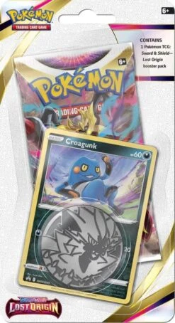 Pokemon TCG: Sword & Shield Lost Origin Checklane Booster - Croagunk