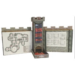 Role 4 Initiative: Castle Keep Dice Tower And DM Screen Walls
