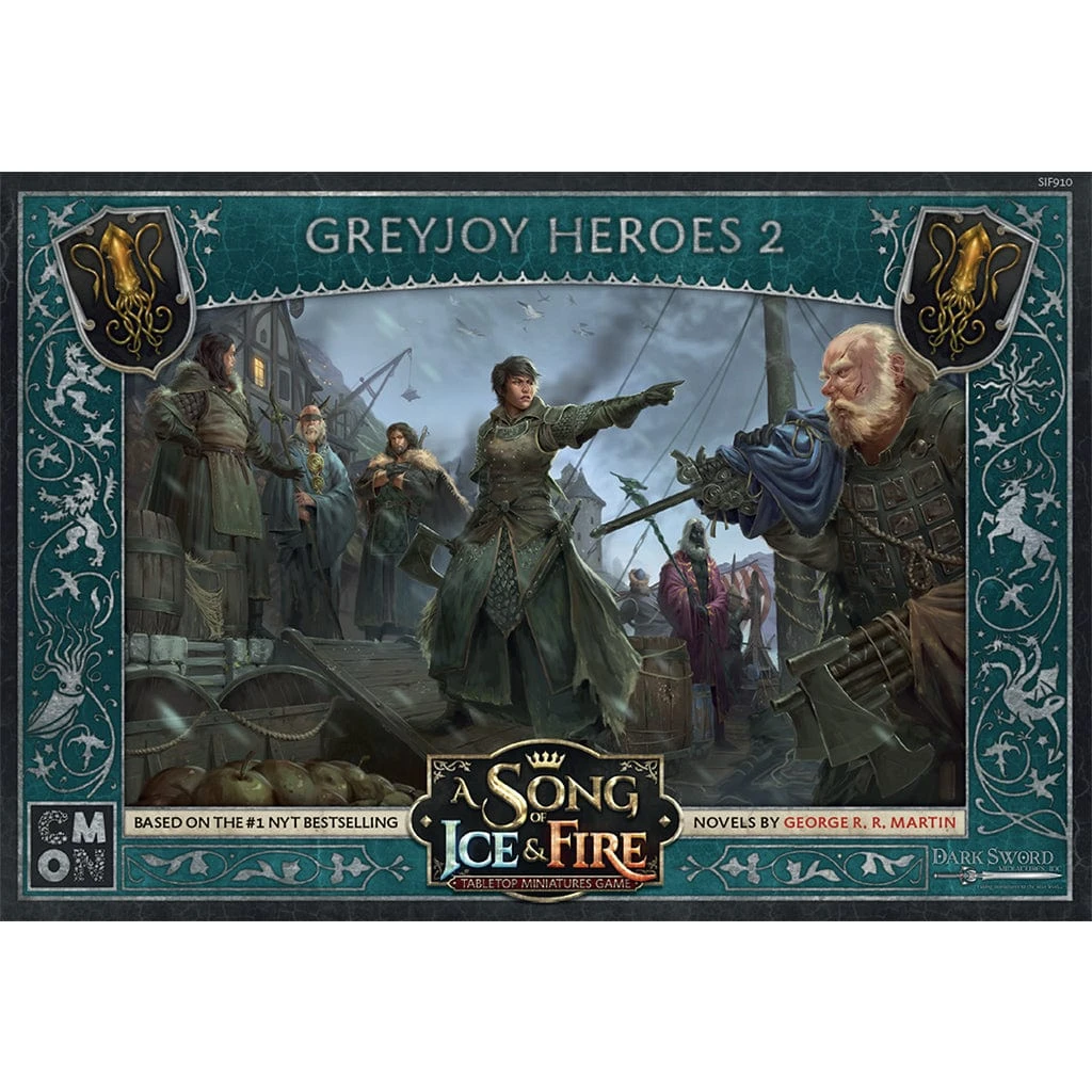 ASMODEE Song Of Ice & Fire: Greyjoy - Greyjoy Heroes #2 6 ASMODEE Song Of Ice & Fire: Greyjoy - Greyjoy Heroes #2 - Image 6