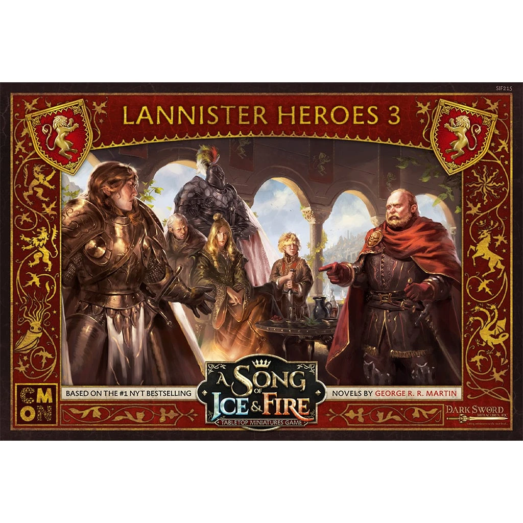 ASMODEE Song Of Ice & Fire: Lannister - Lannister Heroes 3 1 ASMODEE Song Of Ice & Fire: Lannister - Lannister Heroes 3