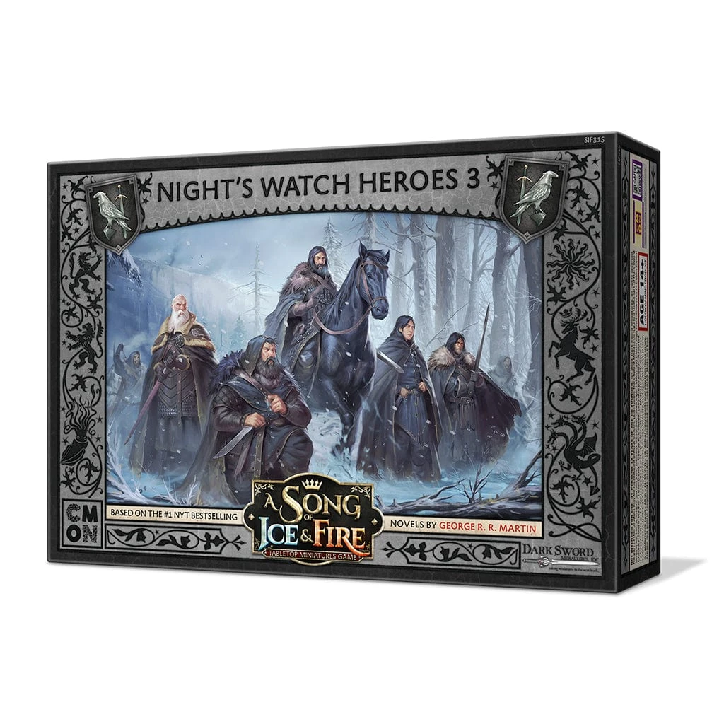 ASMODEE Song Of Ice & Fire: Night's Watch - Night's Watch Heroes 3 1 ASMODEE Song Of Ice & Fire: Night's Watch - Night's Watch Heroes 3