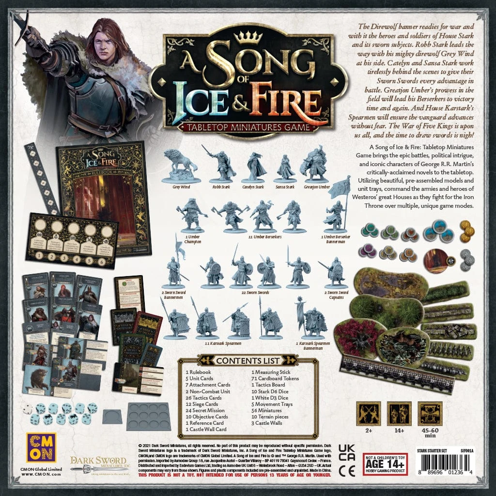 ASMODEE Song Of Ice & Fire: Stark - Starter Set 5 ASMODEE Song Of Ice & Fire: Stark - Starter Set - Image 5