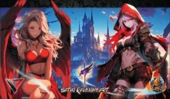 Soul Masters: Playmat With Bag - Satin Ravenheart
