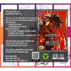 Soul Masters TCG: Awakenings Core Set- Booster Box, 1st Edition 5 Soul Masters TCG: Awakenings Core Set- Booster Box, 1st Edition -Gamers Guilds Store gamers guild az soul master games soul masters tcg awakenings core set booster box 1st edition pre order phd games 1149174342