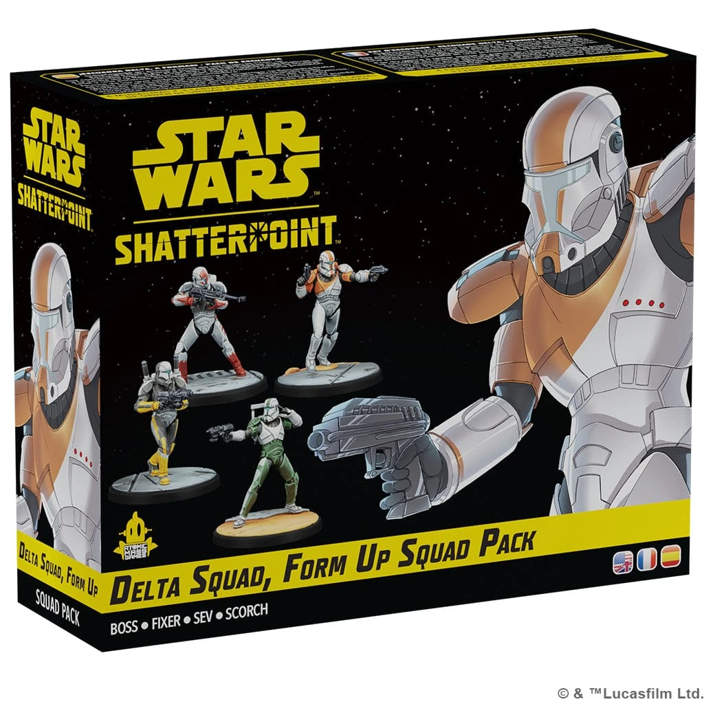 ASMODEE Star Wars: Shatterpoint - Delta Squad, Form Up Squad Pack (Pre-Order) 1 ASMODEE Star Wars: Shatterpoint - Delta Squad, Form Up Squad Pack (Pre-Order)
