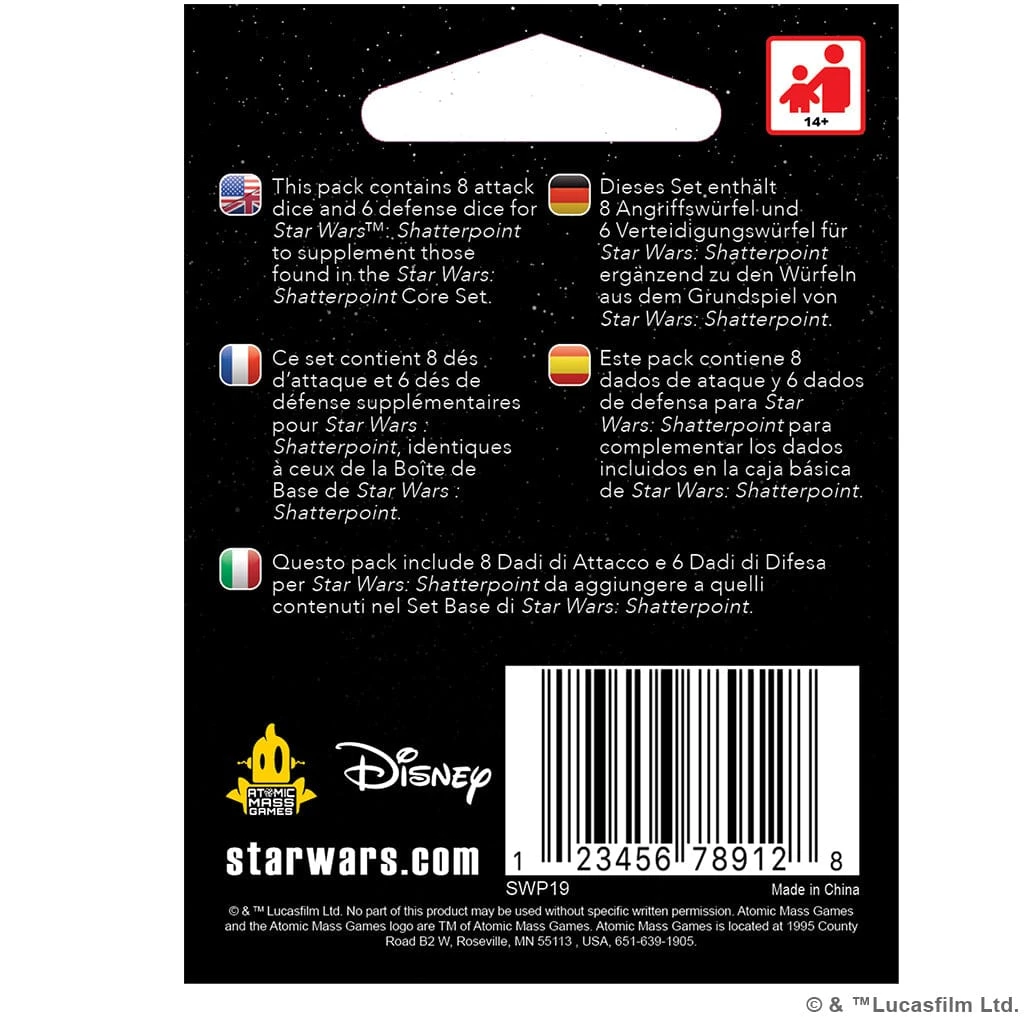 ASMODEE Star Wars: Shatterpoint - Dice Pack 2 ASMODEE Star Wars: Shatterpoint - Dice Pack - Image 2