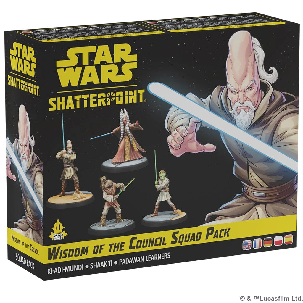 ASMODEE Star Wars: Shatterpoint - Wisdom Of The Council Squad Pack 1 ASMODEE Star Wars: Shatterpoint - Wisdom Of The Council Squad Pack