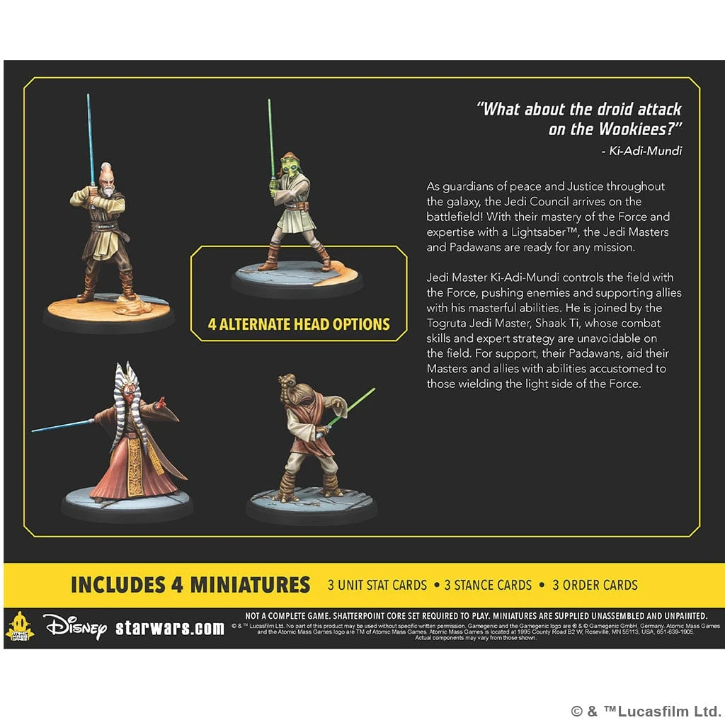ASMODEE Star Wars: Shatterpoint - Wisdom Of The Council Squad Pack 2 ASMODEE Star Wars: Shatterpoint - Wisdom Of The Council Squad Pack - Image 2
