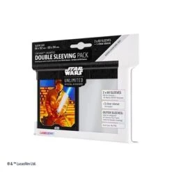 ASMODEE Star Wars: Unlimited Art Sleeves Double Sleeving Pack - Luke Skywalker